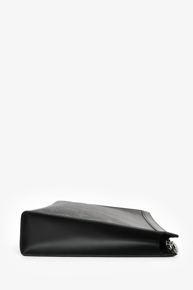 Louis Vuitton 2019 Monogram Eclipse Canvas Pochette Voyage MM