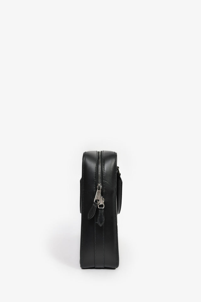 Burberry Black Leather 'Ainsworth' Briefcase With Strap