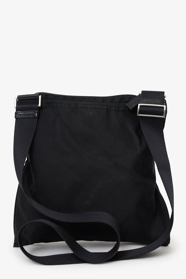 Prada Black Nylon Messenger Bag