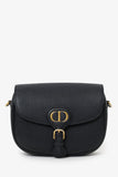 Christian Dior Black Leather Medium Bobby Bag