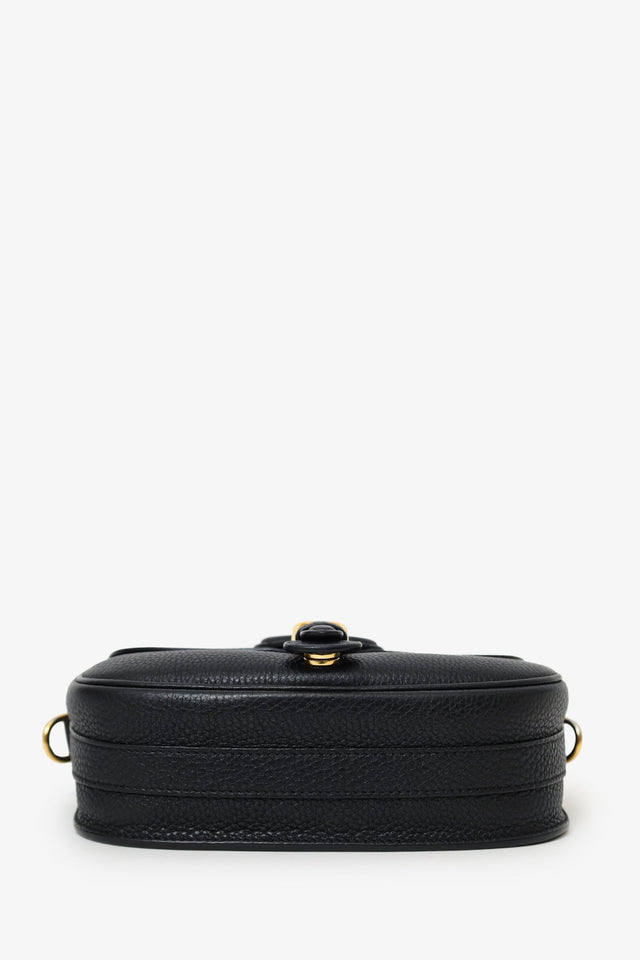 Christian Dior Black Leather Medium Bobby Bag
