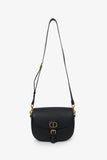 Christian Dior Black Leather Medium Bobby Bag