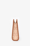 Christian Dior Brown Straw Logo Clutch