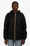 Prada 2019 Black/Brown Patterned Reversible Windbreaker Jacket Size L Mens