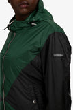 Burberry Green/Black Hooded Windbreaker Jacket Size 52 Mens