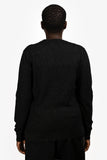 Christian Dior Black Cashmere Sparkly Sweater Size M
