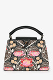 Louis Vuitton 2015 Black/Multicolour Leather Wild Flowers Capucines BB Top Handle Bag with Strap