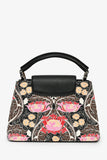 Louis Vuitton 2015 Black/Multicolour Leather Wild Flowers Capucines BB Top Handle Bag with Strap