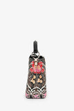 Louis Vuitton 2015 Black/Multicolour Leather Wild Flowers Capucines BB Top Handle Bag with Strap