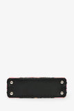 Louis Vuitton 2015 Black/Multicolour Leather Wild Flowers Capucines BB Top Handle Bag with Strap