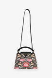 Louis Vuitton 2015 Black/Multicolour Leather Wild Flowers Capucines BB Top Handle Bag with Strap
