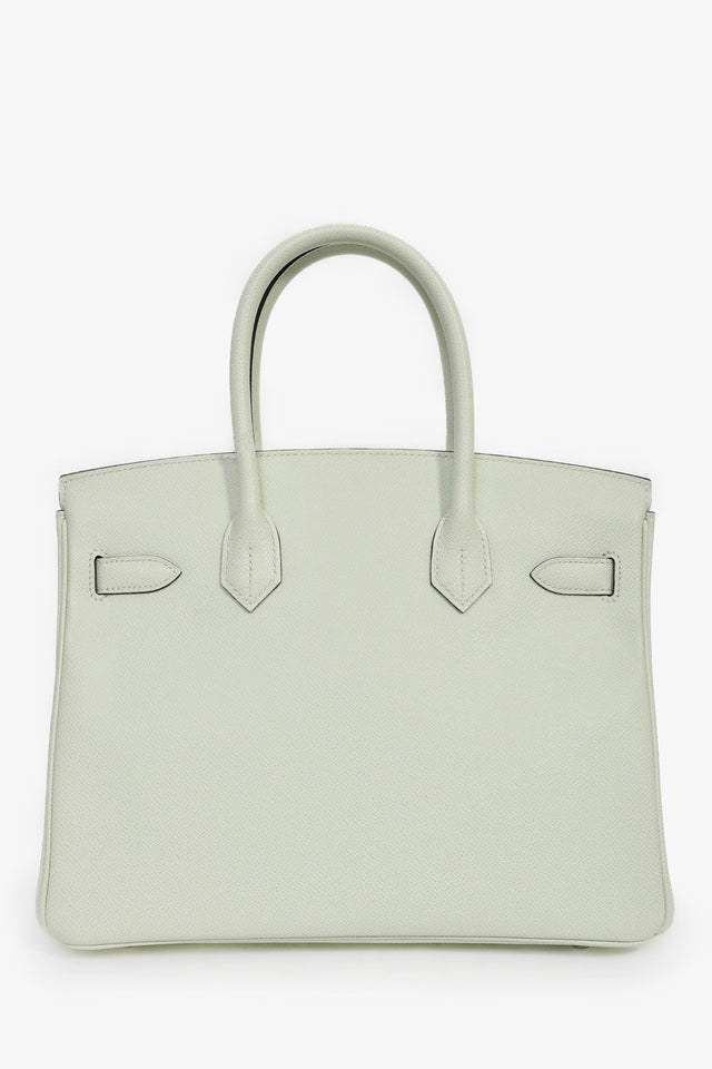 Hermes 2023 Vert Fizz Epsom Leather Birkin 30