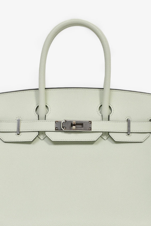 Hermes 2023 Vert Fizz Epsom Leather Birkin 30