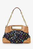 Louis Vuitton Black Multicolour Judy MM Shoulder Bag
