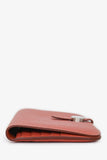 Hermes 2014 Terra Cotta Clemence Leather Dogon Wallet