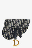Christian Dior Navy Oblique Canvas Saddle Belt Bag
