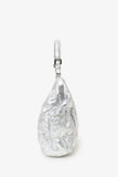 Prada Silver Leather Dressy Gaufre Bag
