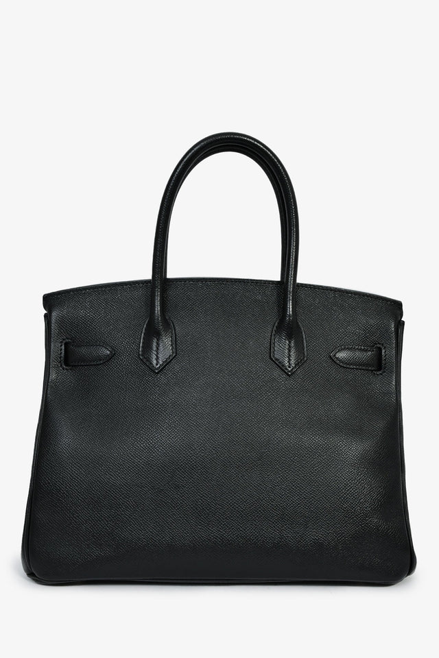 Hermes 2015 Black Epsom Birkin 30