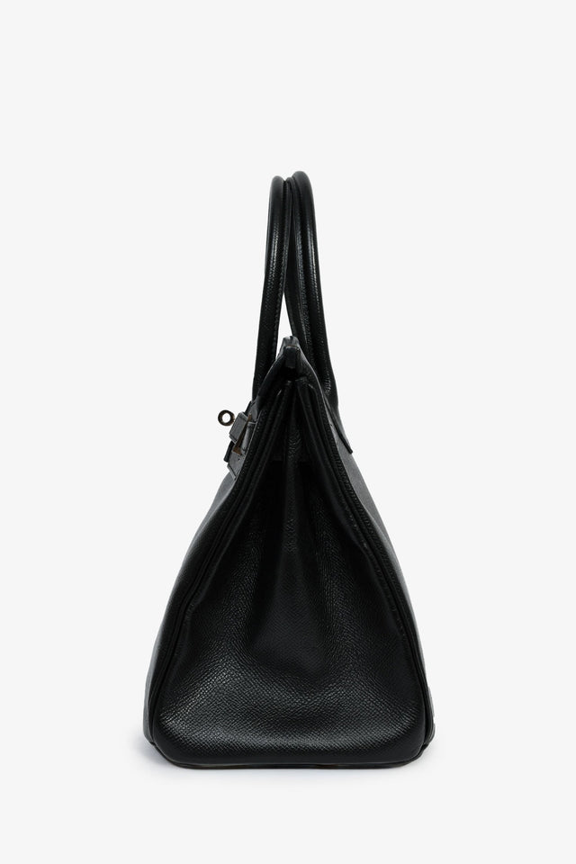 Hermes 2015 Black Epsom Birkin 30