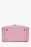 Hermes 2022 Mauve Sylvestre Clemence Leather Mini Lindy