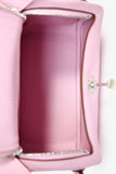 Hermes 2022 Mauve Sylvestre Clemence Leather Mini Lindy