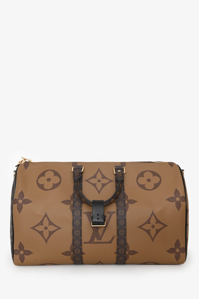 Louis Vuitton Reverse Monogram Keepall Bandoulière 45 With Strap