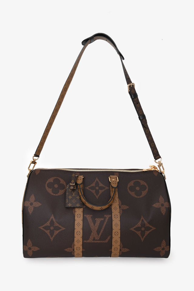 Louis Vuitton Reverse Monogram Keepall Bandoulière 45 With Strap
