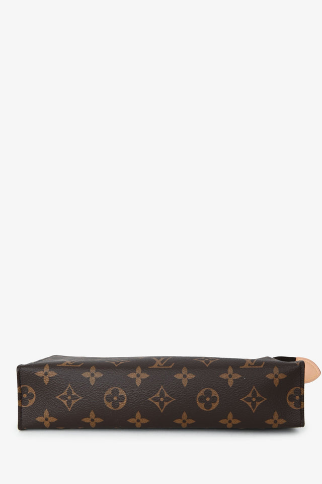 Louis Vuitton Monogram Coated Canvas Trio Toilet Pouch