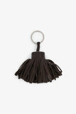 Hermes Brown Swift Leather Tassel Key Chain