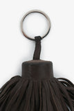 Hermes Brown Swift Leather Tassel Key Chain