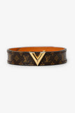 Louis Vuitton Monogram 'V' Logo Bracelet
