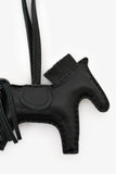 Hermes 2020 So Black Leather Rodeo PM Bag Charm