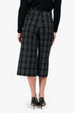Christian Dior Black/White Wool Check Culottes Size 36