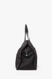 Hermes Vintage Grey Canvas Toile Herline TGM Travel Bag