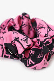 Louis Vuitton Black/Pink Silk Monogram Confidential Chouchou Scrunchie