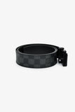 Louis Vuitton Damier Graphite LV Initiales Belt Size 85