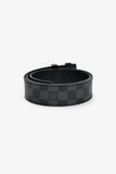Louis Vuitton Damier Graphite LV Initiales Belt Size 85