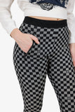 Louis Vuitton Black Damier Leggings Size 38