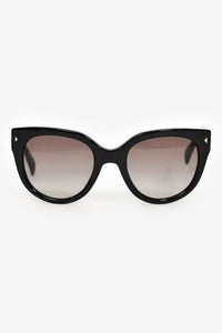 Prada Black Acrylic Oversized Sunglasses