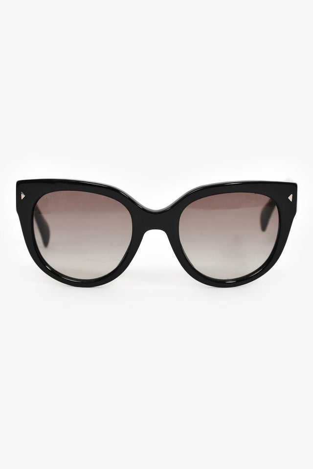 Prada Black Acrylic Oversized Sunglasses