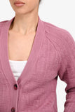Hermes Mauve Purple Wool H Knit igan Size 34