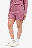Hermes Mauve Purple Wool H Knit Shorts Size 42