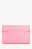 Hermes 2016 Pink Epsom Leather Kelly Depliant Medium Trifold Wallet