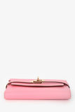 Hermes 2016 Pink Epsom Leather Kelly Depliant Medium Trifold Wallet