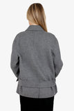 Prada Grey Wool/Angora Double Breasted Blazer Size 36