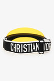 Christian Dior Yellow/Black DiorClub1 Visor