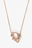 Christian Dior Gold Tone 'Dior' Necklace