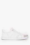 Christian Dior White Leather Star Sneakers Size 37