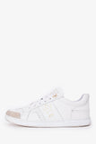 Christian Dior White Leather Star Sneakers Size 37