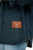Christian Dior 2021 Blue Denim '1947' Patch Jacket Size 38